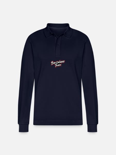 Barcelona Team - Stanley/Stella Unisex Bio-Langarm-Poloshirt Prepster - Navy