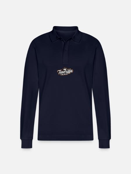 Tenerife Team - Stanley/Stella Organic Unisex Long-Sleeved Polo Shirt Prepster - navy