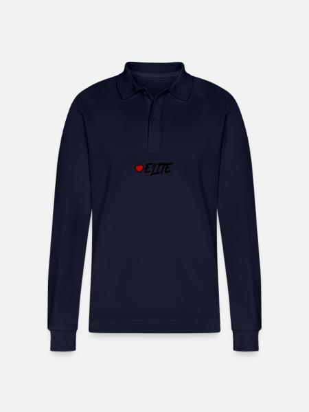 Elite Herz - Stanley/Stella Unisex Bio-Langarm-Poloshirt Prepster - Navy
