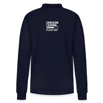 Sarkasmus  - Stanley/Stella Unisex Bio-Langarm-Poloshirt Prepster - Navy - Hinten