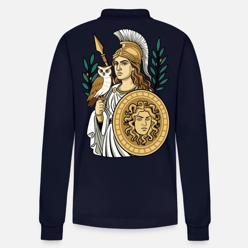 Athene - Stanley/Stella Unisex Bio-Langarm-Poloshirt Prepster - Navy