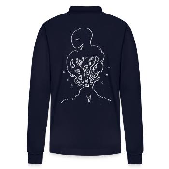 Ibszen - Polo à manches longues bio PREPSTER Stanley/Stella Unisexe - bleu marine - Dos