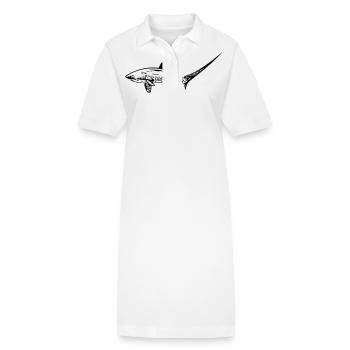 Eleganter Fuchshai - Stanley/Stella Frauen Bio-Polokleid PAIGER - Weiß - Vorne