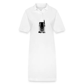 Farmer Icon - Stanley/Stella Frauen Bio-Polokleid PAIGER - Weiß - Vorne