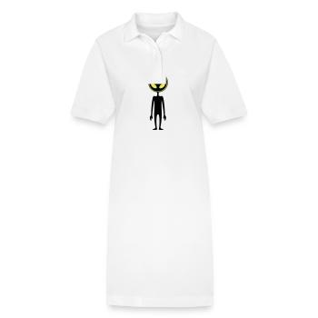 Alien Außerirdischer - Robe polo bio PAIGER Stanley/Stella Femme - blanc - Devant
