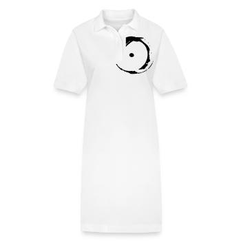 Vintage Symbol Wahrheit - Stanley/Stella Frauen Bio-Polokleid PAIGER - Weiß - Vorne