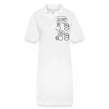 Mathematik - Stanley/Stella Frauen Bio-Polokleid PAIGER - Weiß - Vorne