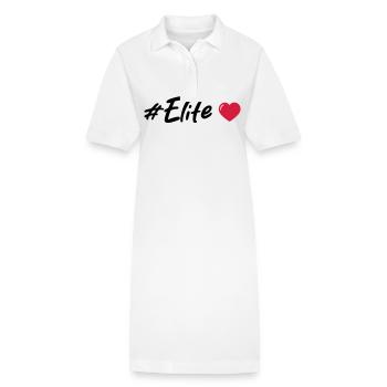 Cœur d’élite - Robe polo bio PAIGER Stanley/Stella Femme - blanc - Devant