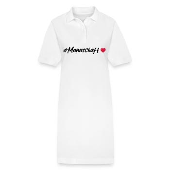 Mannschaft Herz - Stanley/Stella Frauen Bio-Polokleid PAIGER - Weiß - Vorne