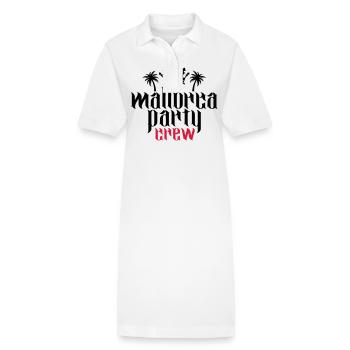 Mallorca Party Crew - Robe polo bio PAIGER Stanley/Stella Femme - blanc - Devant