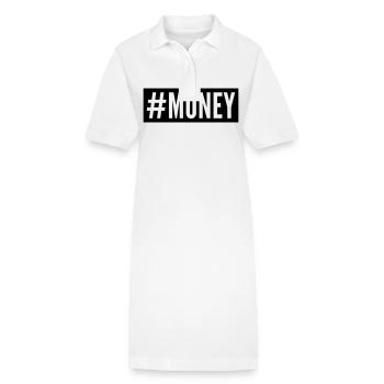 Argent - Robe polo bio PAIGER Stanley/Stella Femme - blanc - Devant