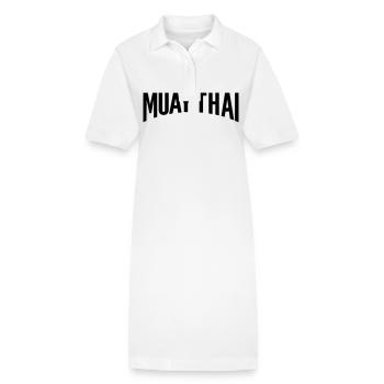 muay thai - Stanley/Stella Frauen Bio-Polokleid PAIGER - Weiß - Vorne