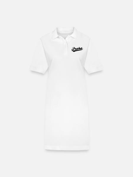 Praha - Stanley/Stella Frauen Bio-Polokleid PAIGER - Weiß