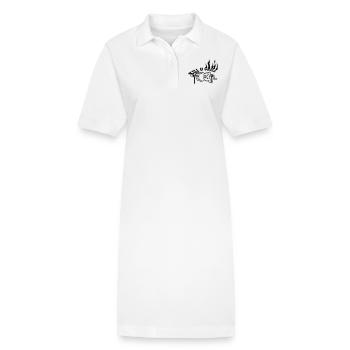 Kill And Grill Pig - Stanley/Stella Frauen Bio-Polokleid PAIGER - Weiß - Vorne