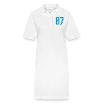 67 - Stanley/Stella Frauen Bio-Polokleid PAIGER - Weiß - Vorne