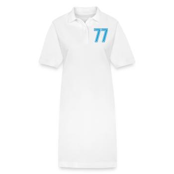 77 - Stanley/Stella Frauen Bio-Polokleid PAIGER - Weiß - Vorne