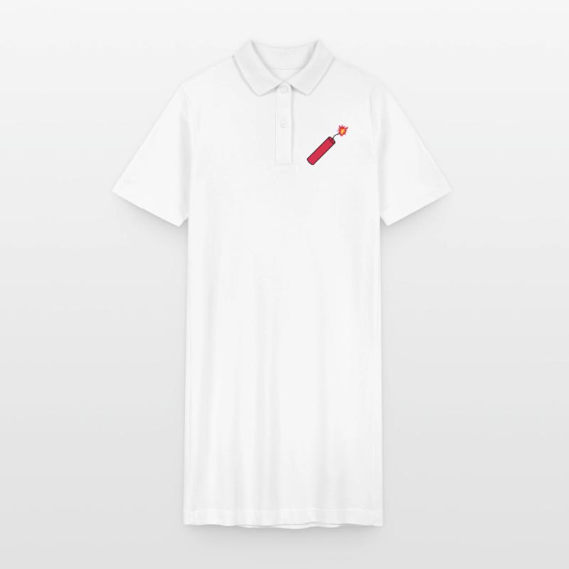 rod tnt dynamite explode explosion blast Stanley/Stella PAIGER Organic Women’s Polo Dress