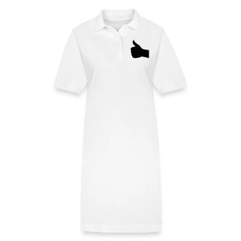 thumb up - Stanley/Stella Frauen Bio-Polokleid PAIGER - Weiß - Vorne