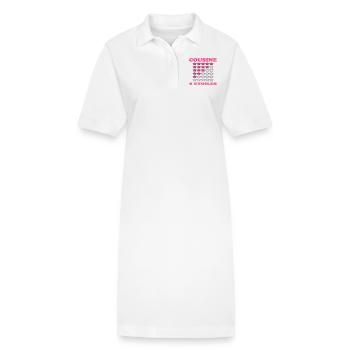 COUSINE 5 ETOILES - Robe polo bio PAIGER Stanley/Stella Femme - blanc - Devant