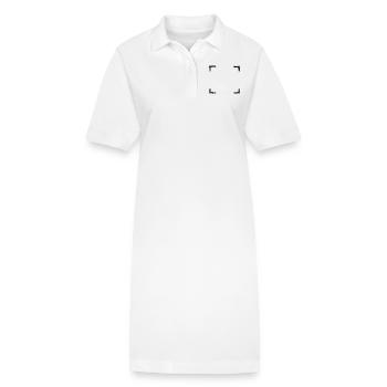 Cool Frame - Stanley/Stella PAIGER Organic Women’s Polo Dress - white - Front