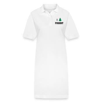 I heart Forrest - Stanley/Stella Frauen Bio-Polokleid PAIGER - Weiß - Vorne