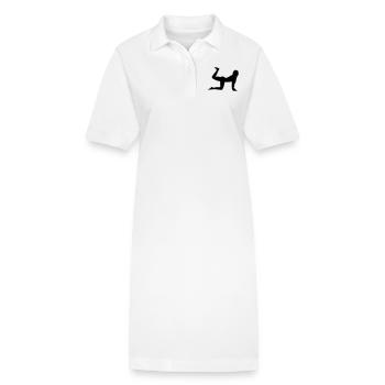 Sport Frau Silhouette - Stanley/Stella Frauen Bio-Polokleid PAIGER - Weiß - Vorne