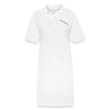 Dash green - Stanley/Stella PAIGER Organic Women’s Polo Dress - white - Front