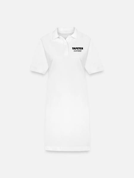 tapeten flüsterer - Stanley/Stella Frauen Bio-Polokleid PAIGER - Weiß