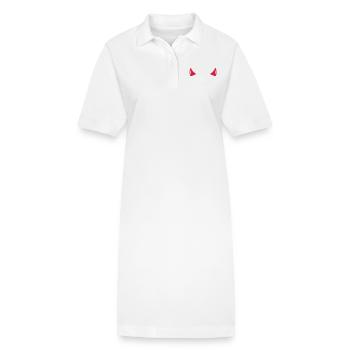Diable - Corne - Robe polo bio PAIGER Stanley/Stella Femme - blanc - Devant