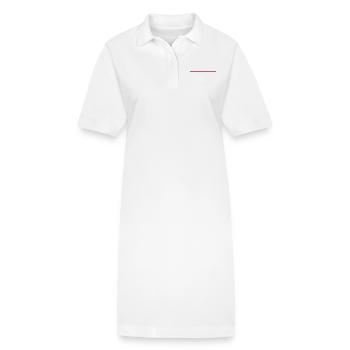 Linie - Stanley/Stella Frauen Bio-Polokleid PAIGER - Weiß - Vorne