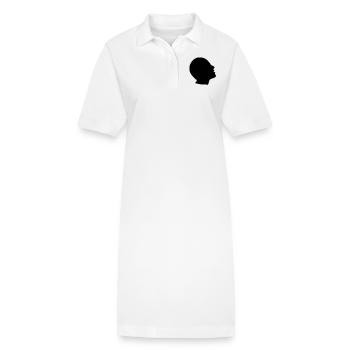 head profile head profile1 - Stanley/Stella PAIGER Organic Women’s Polo Dress - white - Front
