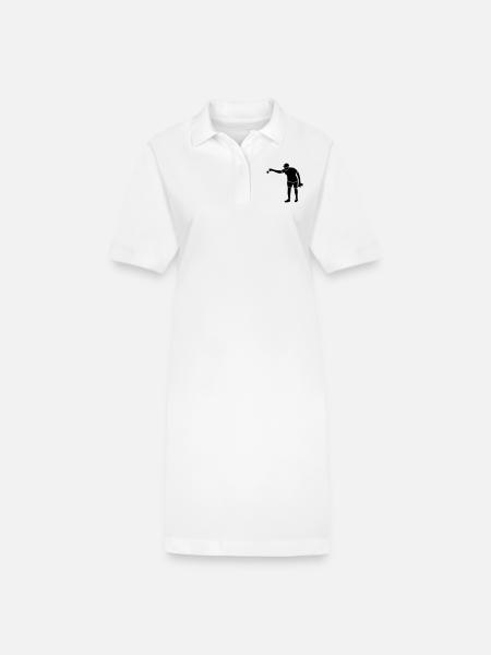 Boule - Stanley/Stella Frauen Bio-Polokleid PAIGER - Weiß