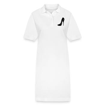 Stiletto sexy / talon haut - deux - Robe polo bio PAIGER Stanley/Stella Femme - blanc - Devant