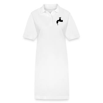 Water tap - Stanley/Stella PAIGER Organic Women’s Polo Dress - white - Front