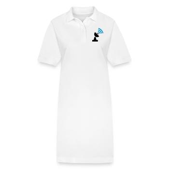Wlan - Stanley/Stella PAIGER Organic Women’s Polo Dress - white - Front