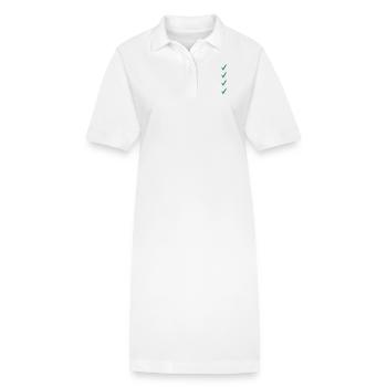 Checkliste - Stanley/Stella Frauen Bio-Polokleid PAIGER - Weiß - Vorne