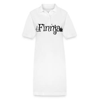 Finnja Name First Name Kitten Name - Stanley/Stella PAIGER Organic Women’s Polo Dress - white - Front