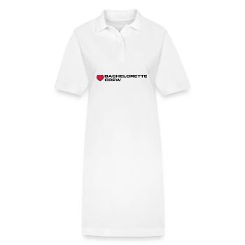 Bachelorette Crew - Stanley/Stella PAIGER Organic Women’s Polo Dress - white - Front