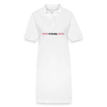 Petri Healing Heart Fishing - Robe polo bio PAIGER Stanley/Stella Femme - blanc - Devant