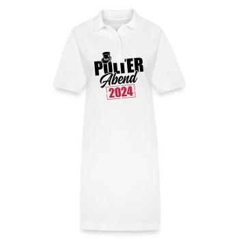 Polterabend 2024 - Stanley/Stella Frauen Bio-Polokleid PAIGER - Weiß - Vorne