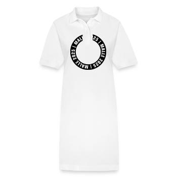Malle 2025 Vide - Robe polo bio PAIGER Stanley/Stella Femme - blanc - Devant