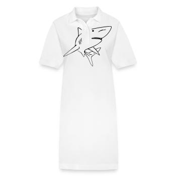 Hai - Vector Design - Robe polo bio PAIGER Stanley/Stella Femme - blanc - Devant