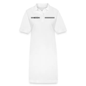 Team - Robe polo bio PAIGER Stanley/Stella Femme - blanc - Devant