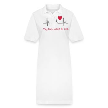 2541614 10819764 Koeln - Stanley/Stella Frauen Bio-Polokleid PAIGER - Weiß - Vorne