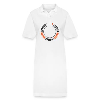 Enterrement de vie de garçon enterrement de vie de garçon - Robe polo bio PAIGER Stanley/Stella Femme - blanc - Devant