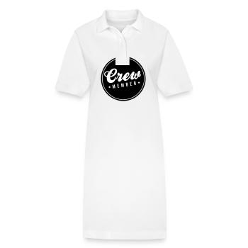 Membre d’équipage - Robe polo bio PAIGER Stanley/Stella Femme - blanc - Devant