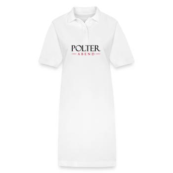 Enterrement de vie de garçon enterrement de vie de garçon - Robe polo bio PAIGER Stanley/Stella Femme - blanc - Devant
