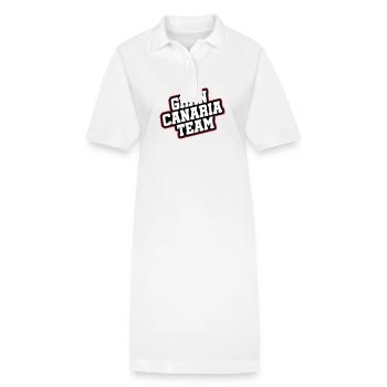 Gran Canaria Team - Stanley/Stella Frauen Bio-Polokleid PAIGER - Weiß - Vorne