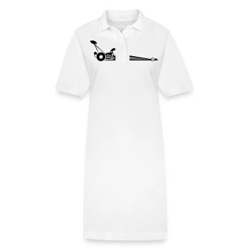 Race Dragster - Stanley/Stella Frauen Bio-Polokleid PAIGER - Weiß - Vorne