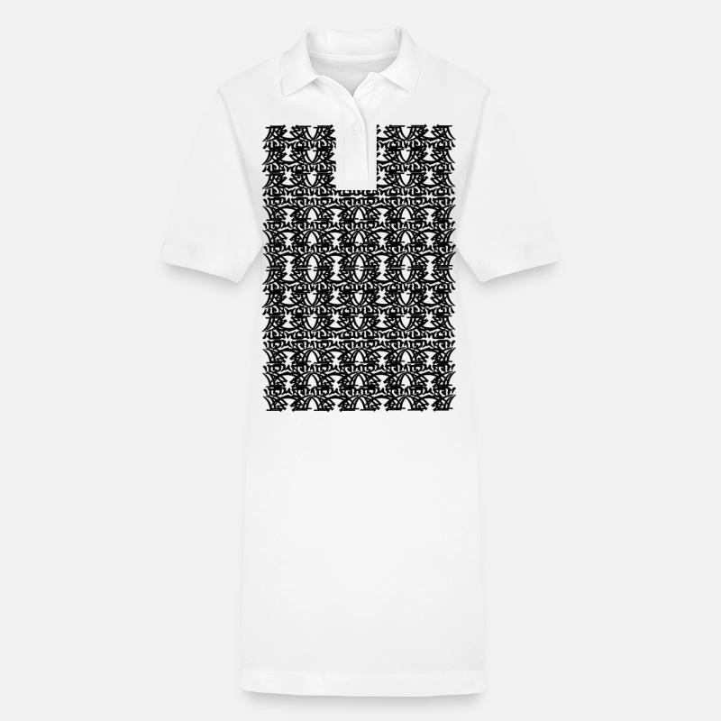 UNI-Structure - Robe polo bio PAIGER Stanley/Stella Femme - blanc